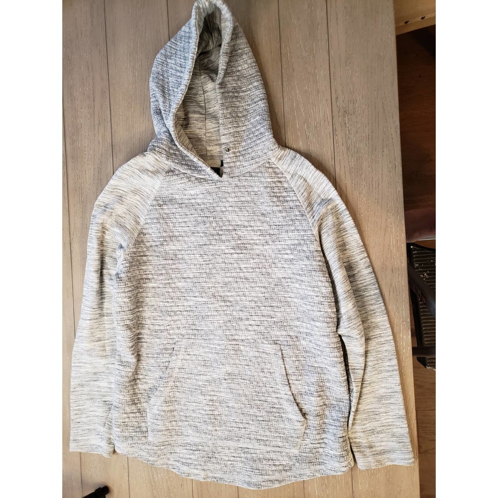Premium Expression Pull over sweatshirt Size M Multi gray and cream